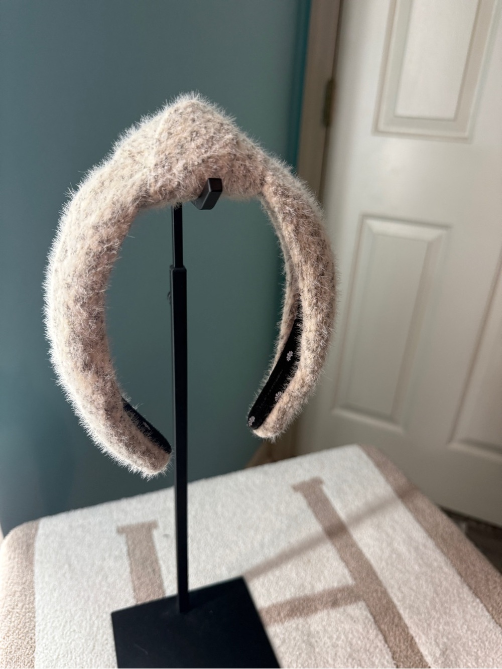 Lele Sadoughi Fuzzy Headband